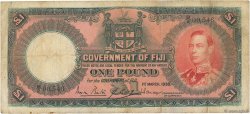 1 Pound FIDJI  1938 P.039b
