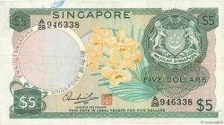5 Dollars SINGAPORE  1967 P.02d