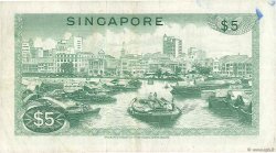 5 Dollars SINGAPORE  1967 P.02d VF