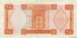 1/4 Dinar LIBYA  1972 P.33b VF