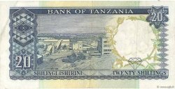 20 Shillings TANZANIE  1966 P.03b TB+