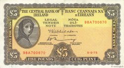 5 Pounds IRELAND REPUBLIC  1975 P.065c