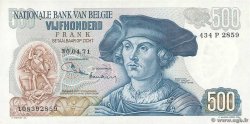 500 Francs BELGIQUE  1971 P.135b SUP