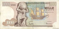 1000 Francs BELGIQUE  1966 P.136a TB+