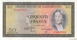 50 Francs LUXEMBOURG  1961 P.51a TTB+