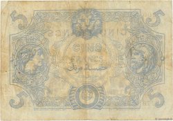 5 Francs ALGÉRIE  1920 P.071b TB