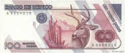 100 Nuevos Pesos MEXIQUE  1992 P.098 pr.NEUF