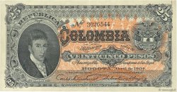 25 Pesos COLOMBIE  1904 P.313 SUP