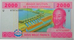 2000 Francs ÉTATS DE L AFRIQUE CENTRALE  2002 P.208U