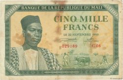 5000 Francs MALI  1960 P.05