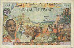 5000 Francs ÉTATS DE L AFRIQUE ÉQUATORIALE  1962 P.06c