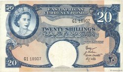 20 Shillings AFRIQUE DE L EST  1958 P.39