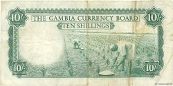 10 Shillings GAMBIE  1965 P.01a TB