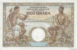 1000 Dinara Non émis YOUGOSLAVIE  1935 P.033 SPL+