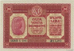 20 Lire ITALIE  1918 PM.07 pr.SPL