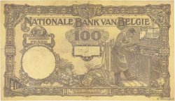 100 Francs BELGIQUE  1924 P.095 TTB+