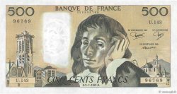 500 Francs PASCAL FRANKREICH  1981 F.71.25