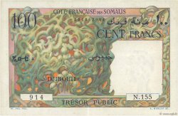 100 Francs DSCHIBUTI   1952 P.26 fVZ