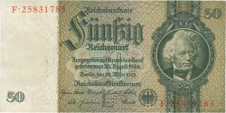 50 Reichsmark GERMANY  1933 P.182a XF