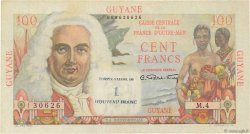 1 NF sur 100 Francs La Bourdonnais FRENCH GUIANA  1961 P.29 q.SPL