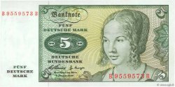 5 Deutsche Mark GERMAN FEDERAL REPUBLIC  1960 P.18a UNC