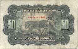 50 Francs CONGO BELGE  1949 P.16g TB