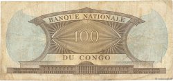 100 Francs RÉPUBLIQUE DÉMOCRATIQUE DU CONGO  1961 P.006a TB