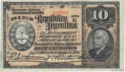10 Centavos ARGENTINA  1891 P.210 VF+