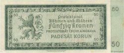 50 Korun BOHEMIA & MORAVIA  1940 P.05a VF