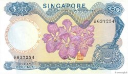 50 Dollars SINGAPOUR  1973 P.05d TTB+