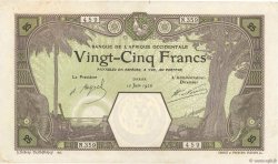 25 Francs DAKAR AFRIQUE OCCIDENTALE FRANÇAISE (1895-1958) Dakar 1926 P.07Bc SUP+