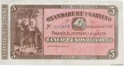 5 Pesos Bolivianos Non émis ARGENTINE  1867 PS.1776r