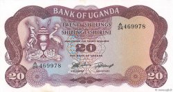 20 Shillings OUGANDA  1966 P.03a