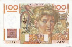 100 Francs JEUNE PAYSAN FRANCE  1946 F.28.09 UNC-