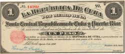 1 Peso KUBA  1869 P.061 VZ+