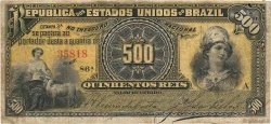 500 Reis BRASILIEN  1893 P.001b