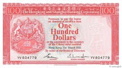 100 Dollars HONGKONG  1983 P.187c