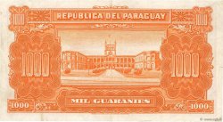1000 Guaranies PARAGUAY  1952 P.191b TTB+