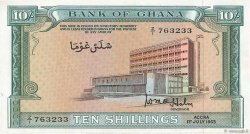 10 Shillings GHANA  1963 P.01d NEUF