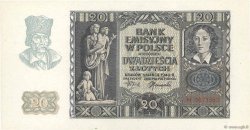 20 Zlotych POLOGNE  1940 P.095 NEUF
