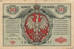 50 Marek POLOGNE  1917 P.005 TTB