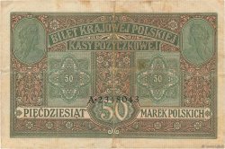 50 Marek POLOGNE  1917 P.005 TTB