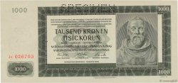 1000 Korun Spécimen BöHMEN UND Mähren  1942 P.14s