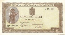 500 Lei ROMANIA  1941 P.051a AU
