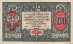 100 Marek POLAND  1917 P.015 VF