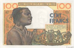 100 Francs STATI AMERICANI AFRICANI  1965 P.201Bf q.FDC