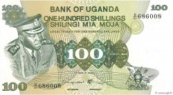 100 Shillings OUGANDA  1973 P.09c