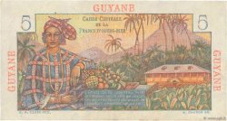 5 Francs Bougainville GUYANE  1946 P.19a pr.SUP