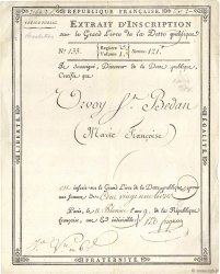121 Livres FRANCE Regionalismus und verschiedenen  1801 
