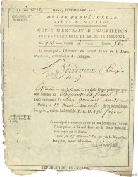 56 Francs FRANCE régionalisme et divers Bordeaux 1803  TTB